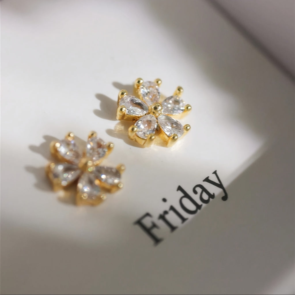 Women's Butterfly Synthetic Cubic Zirconia 10-Piece Earrings Set Jewelry