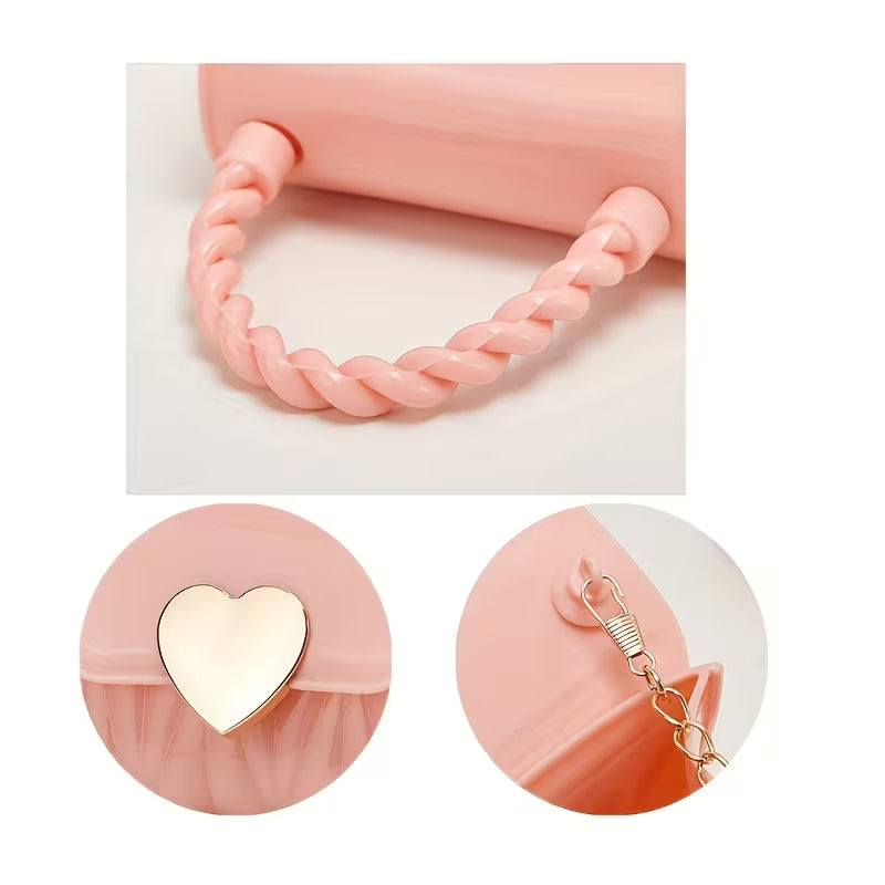 Women's Mini Heart Shaped Jelly Crossbody Bag