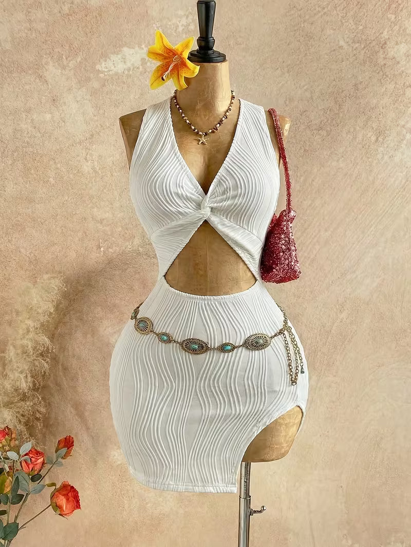 Women's Special Occasion Dress Elegant White