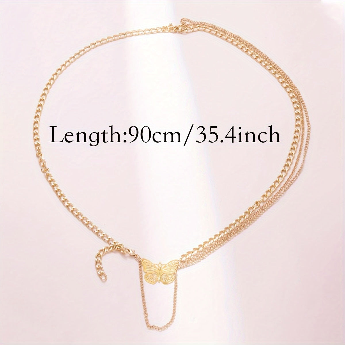 Women's Adjustable Butterfly Bow Accent Waist Belt