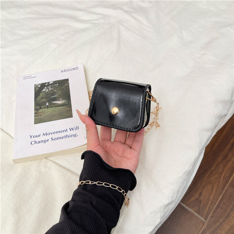 Women's Laser Bow Small Square Mini Bag Fashion
