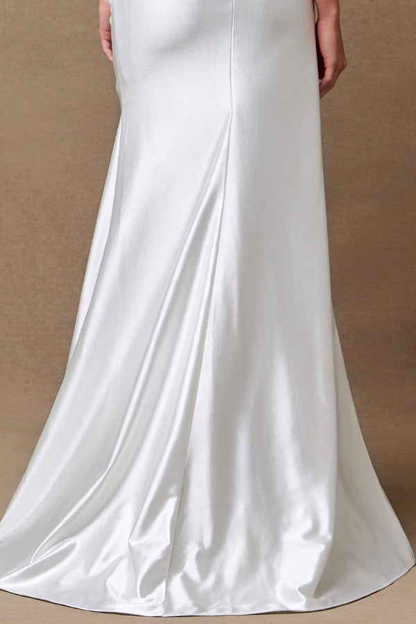 Women's Special Occasion Dress Elegant Wedding TG1688-Asymmetr-W