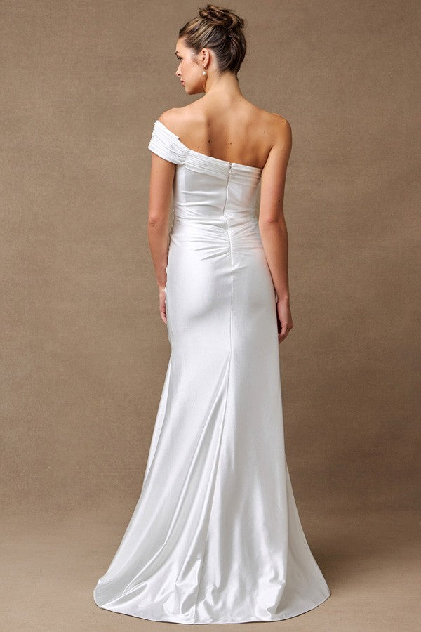 Women's Special Occasion Dress Elegant Wedding TG1688-Asymmetr-W