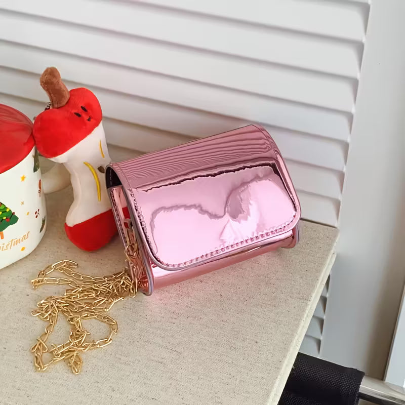 Women's Solid Color Small Square Shoulder Bag Fashion