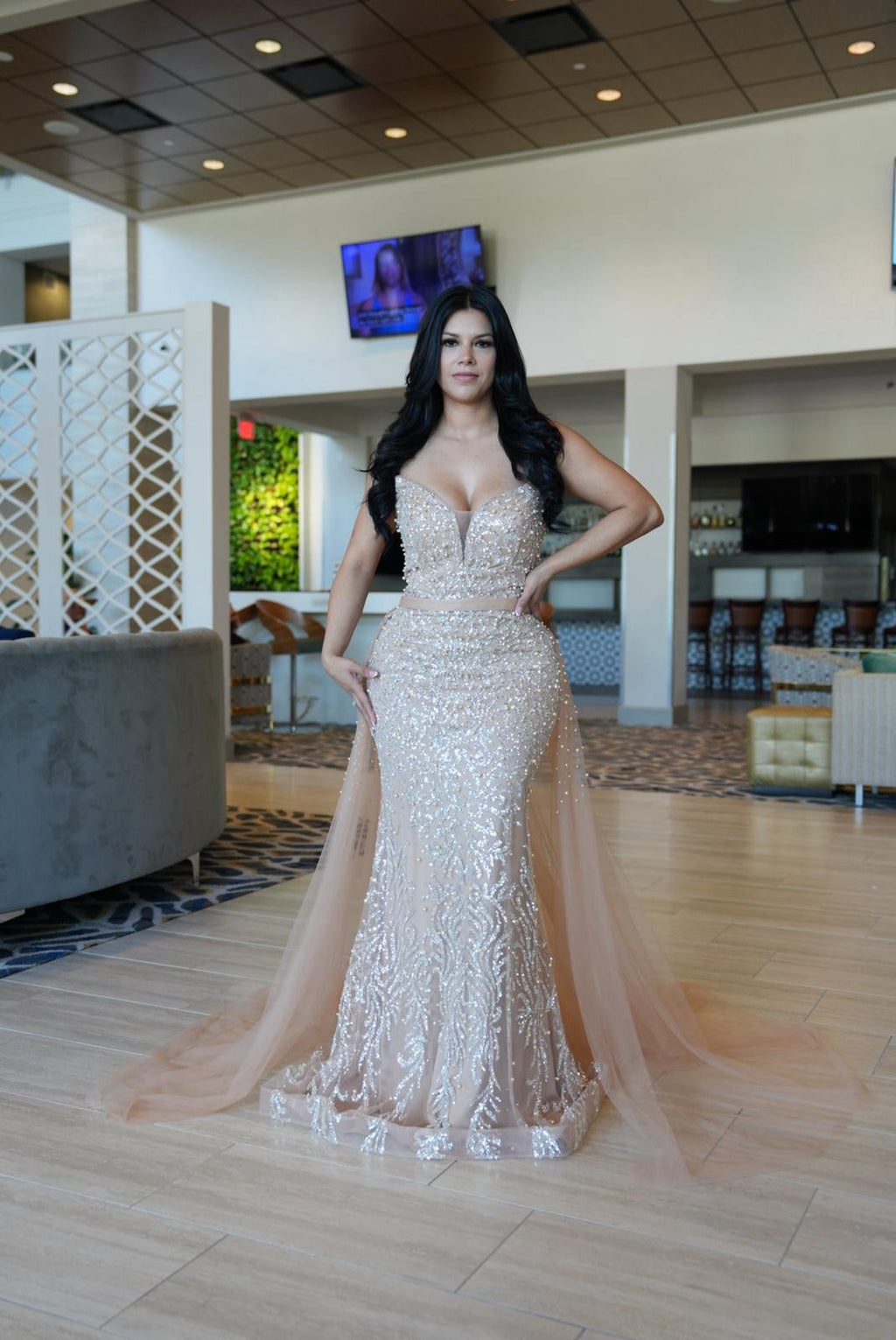 Women's Evening Dress C839