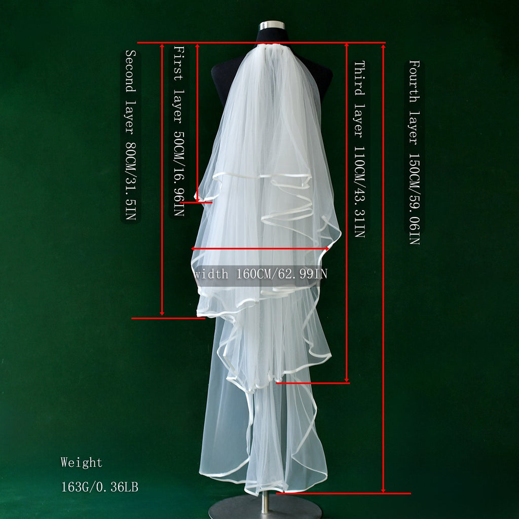 Women's Special Occasion Veil Elegant Wedding BM100-W