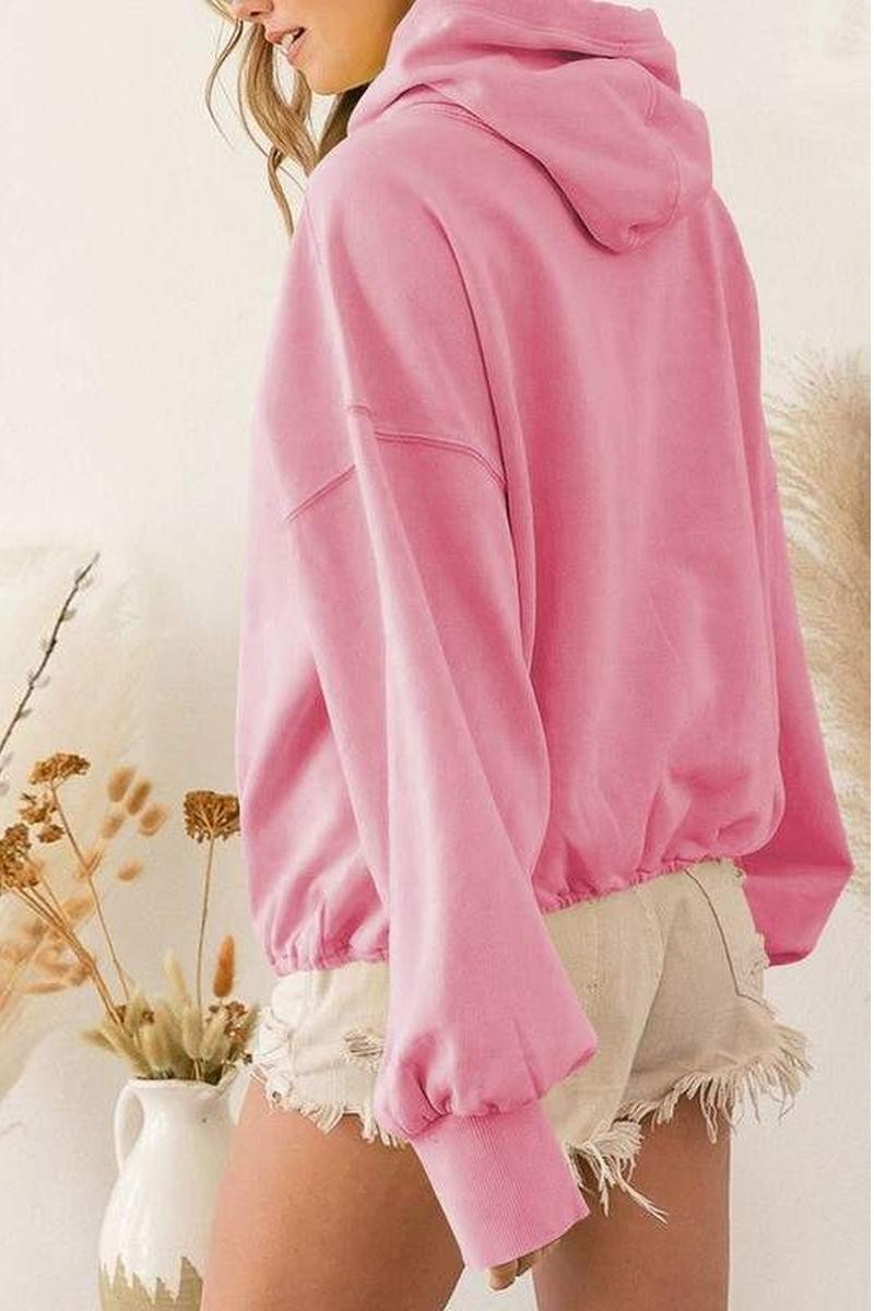 Women's Oversized Zip Hoodie 34-78-03-NI