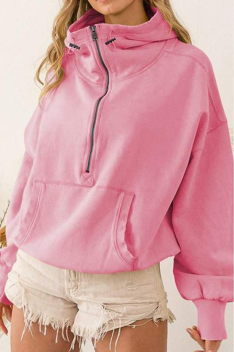 Women's Oversized Zip Hoodie 34-78-03-NI