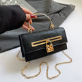 Women's Crocodile Pattern Elegant Small Square Crossbody Bag
