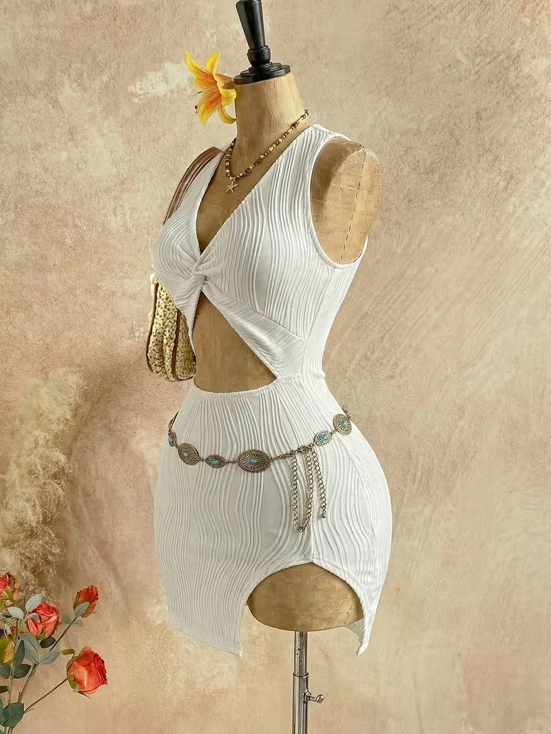 Women's Special Occasion Dress Elegant White