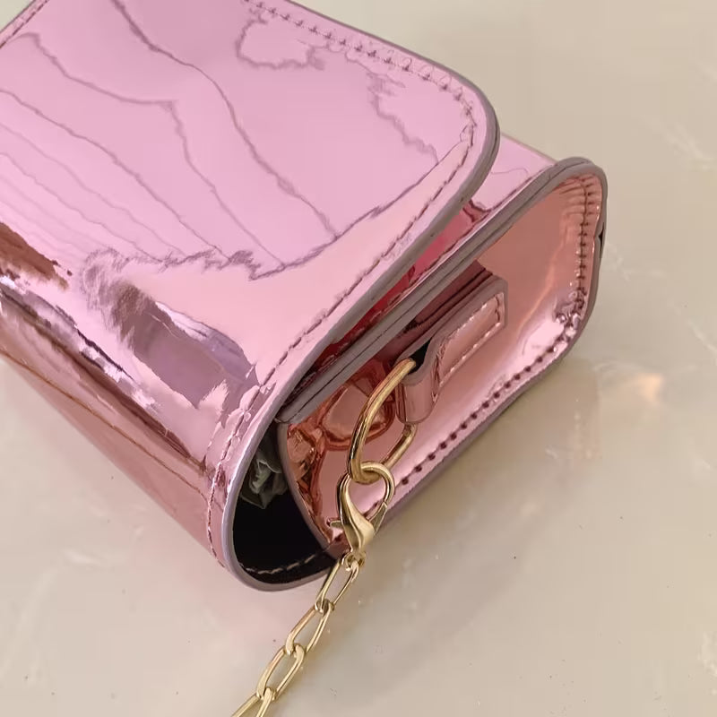Women's Solid Color Small Square Shoulder Bag Fashion