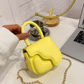 Women's Korean-Style Vintage Heart Chain Mini Handbag