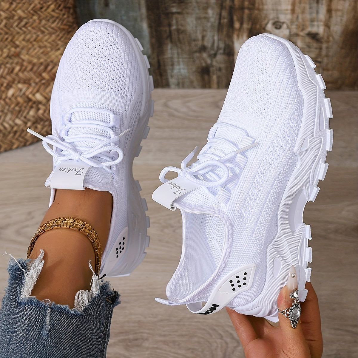 Women's Casual Shoes Slip on Mesh Sneakers Comfortable