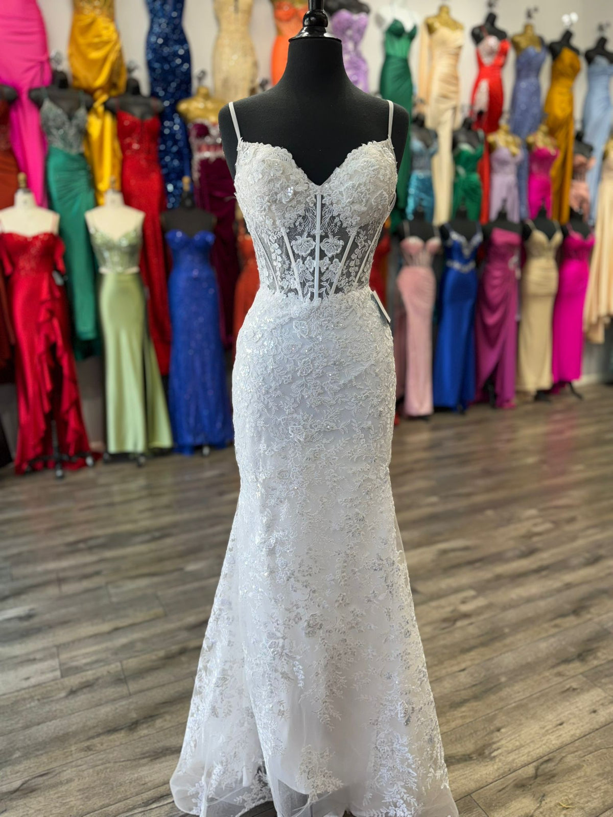 Women's Special Occasion Dress Elegant Wedding LV2521-W_U
