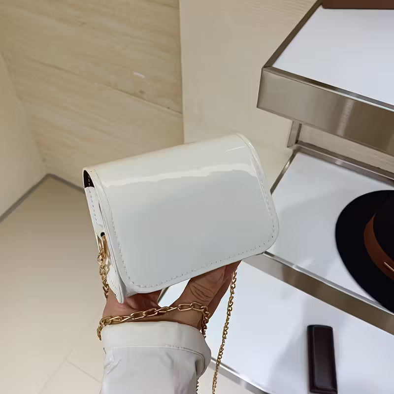 Women's Solid Color Small Square Shoulder Bag Fashion