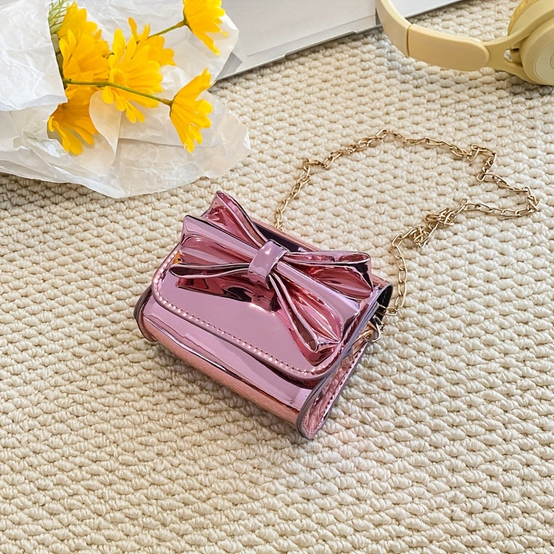 Women's Mini Crossbody Bag Casual Handbag Metal Chain Strap