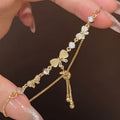 Women's Elegant Adjustable Zinc Alloy Bracelet Jewelry