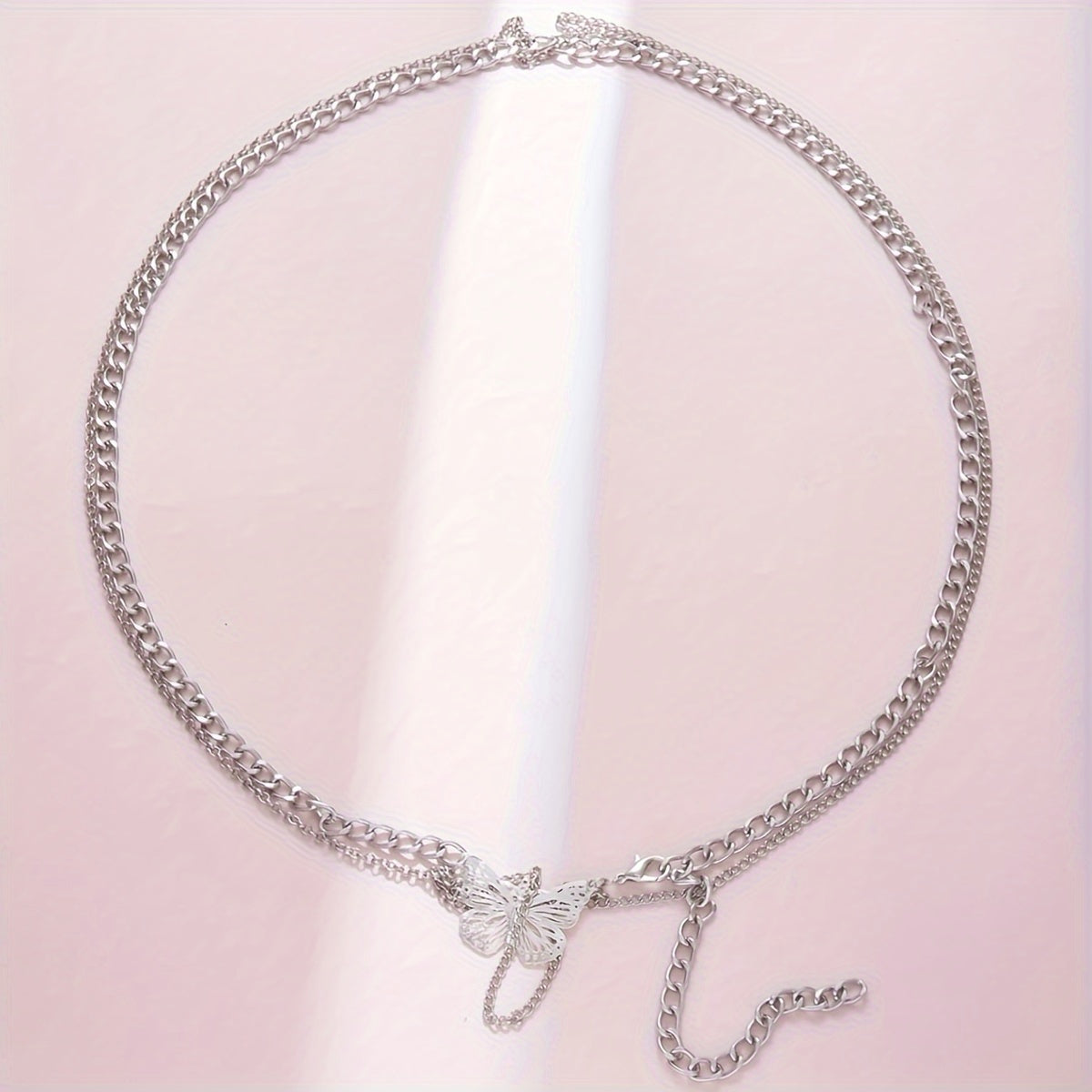Women's Adjustable Butterfly Bow Accent Waist Belt