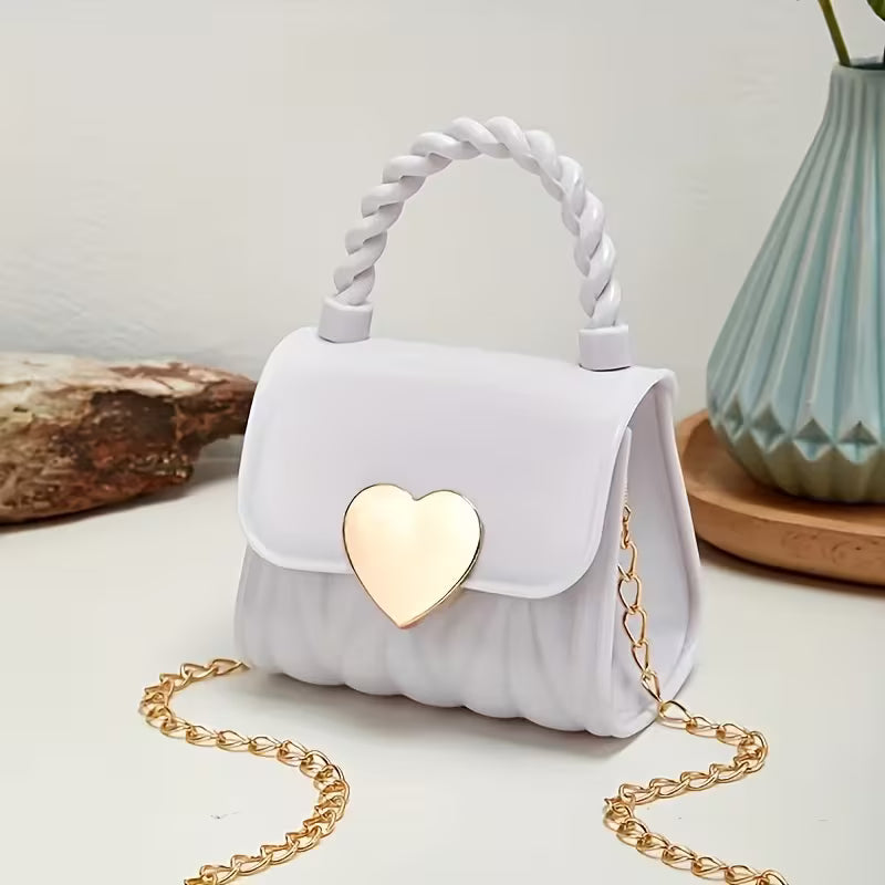 Women's Mini Heart Shaped Jelly Crossbody Bag