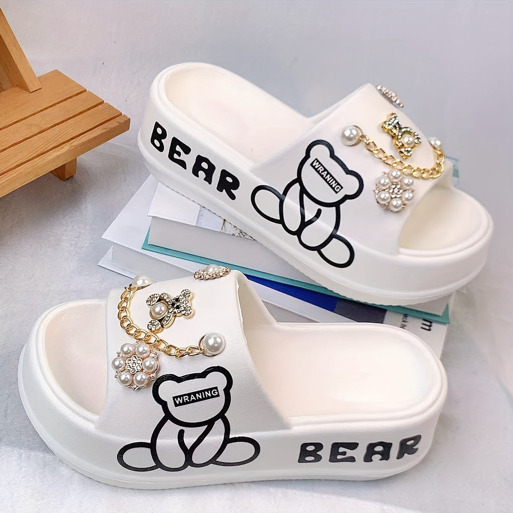 Women's Golden Bear Charm Lightweight EVA Slides