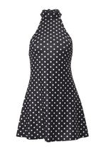Women's Printed Backless Waist Dress CHICJX4KSH1-7061