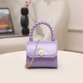 Women's Candy-Colored PVC Mini Shoulder Bag Fashion
