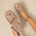 Women's Solid Color EVA Flat Casual Slippers