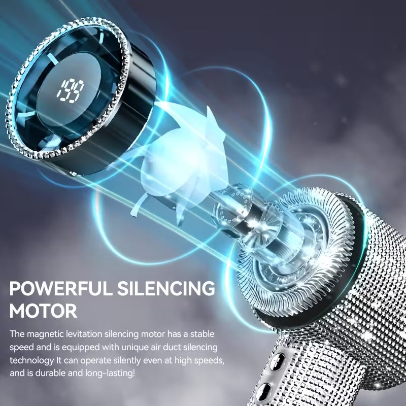 Diamond Shaped Handheld Mini Cooling Fan USB Rechargeable Portable