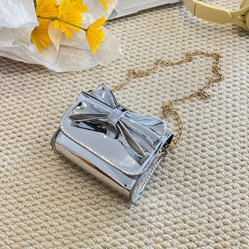 Women's Mini Crossbody Bag Casual Handbag Metal Chain Strap