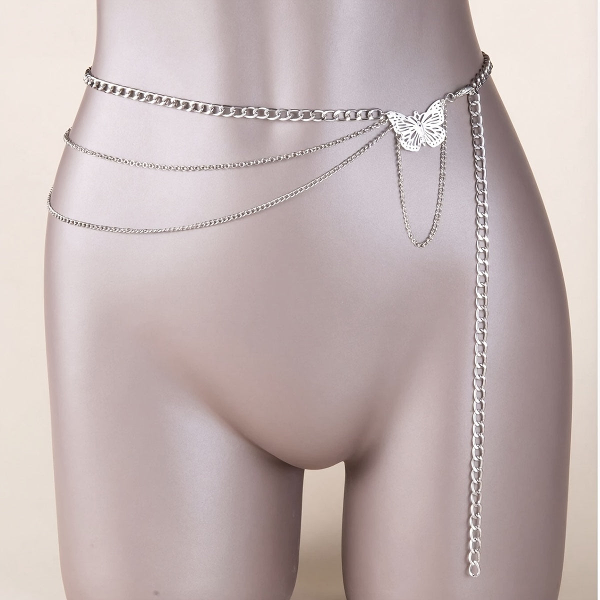 Women's Adjustable Butterfly Bow Accent Waist Belt