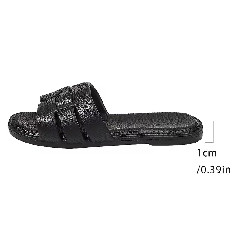 Women's Stylish Lightweight Flat Beach Holiday Slides