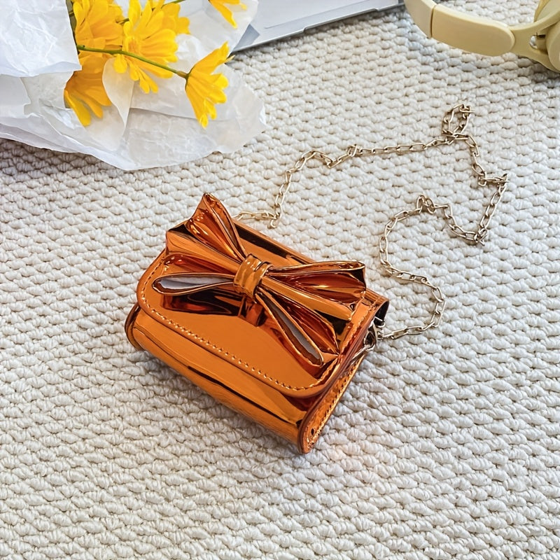 Women's Mini Crossbody Bag Casual Handbag Metal Chain Strap